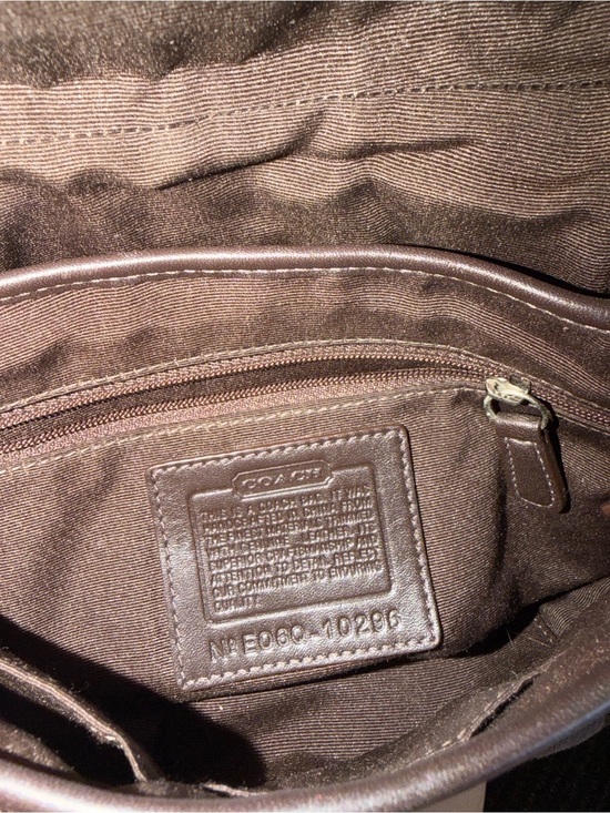 Coach chocolate brown vintage soho